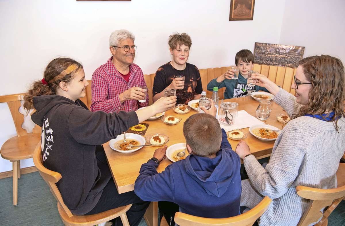 Sachsenheim: Schülern schmeckt’s in der Ersatz-Mensa