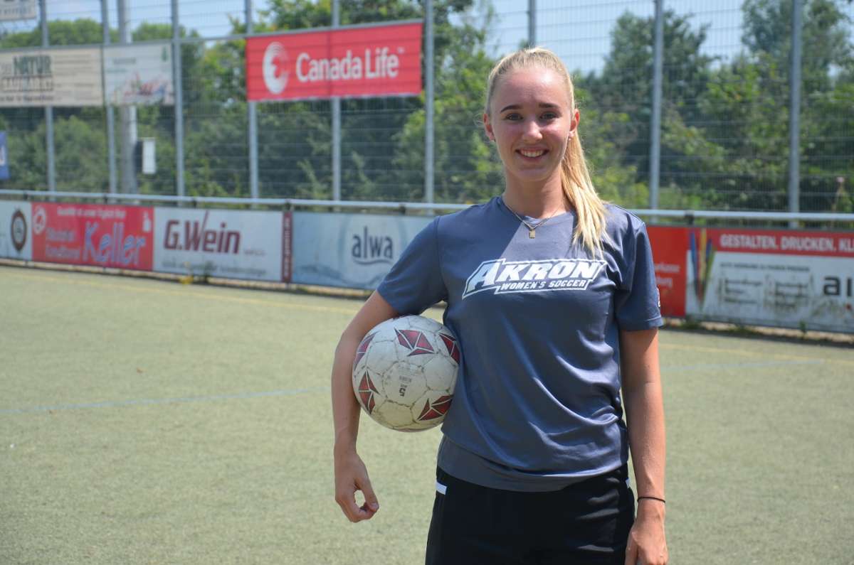 Clara Knöpke hofft auf die große Karriere: Bietigheimer Fußballerin lebt in den USA ihren Traum