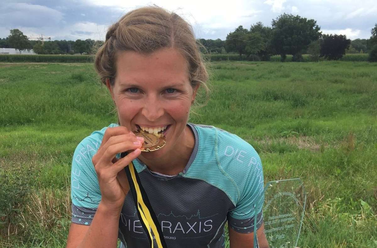 Triathlon-Landesmeisterin Sophia Salzwedel hat noch viel vor: Fleißige Medaillensammlerin aus dem Ruhrgebiet