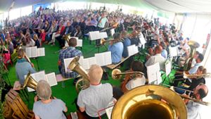 Über 8500 Besucher haben beim Zeltkirchenfestival der Gesamtkirchengemeinde teilgenommen. Foto: Werner Kuhnle