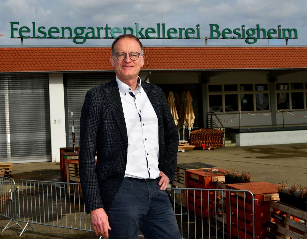 Joachim Kölz, neuer Vorstandschef der Felsengartenkellerei Besigheim : „Im Weinmarkt eine wichtige Rolle spielen“