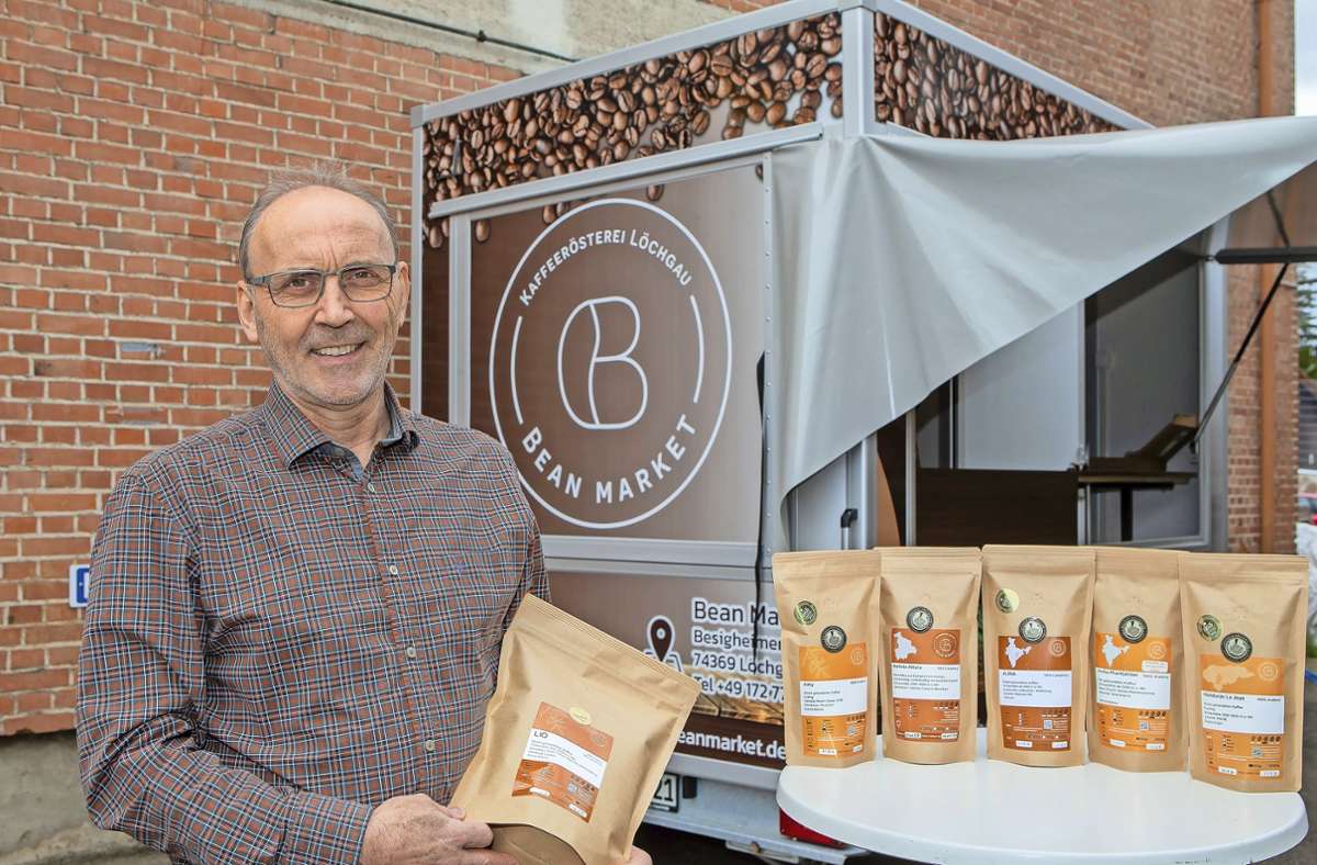 Bean Market in Löchgau: Goldplakette für den Löchgauer Kaffee Lio