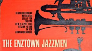 1963: Plakat der „Enztown Jazzmen“.