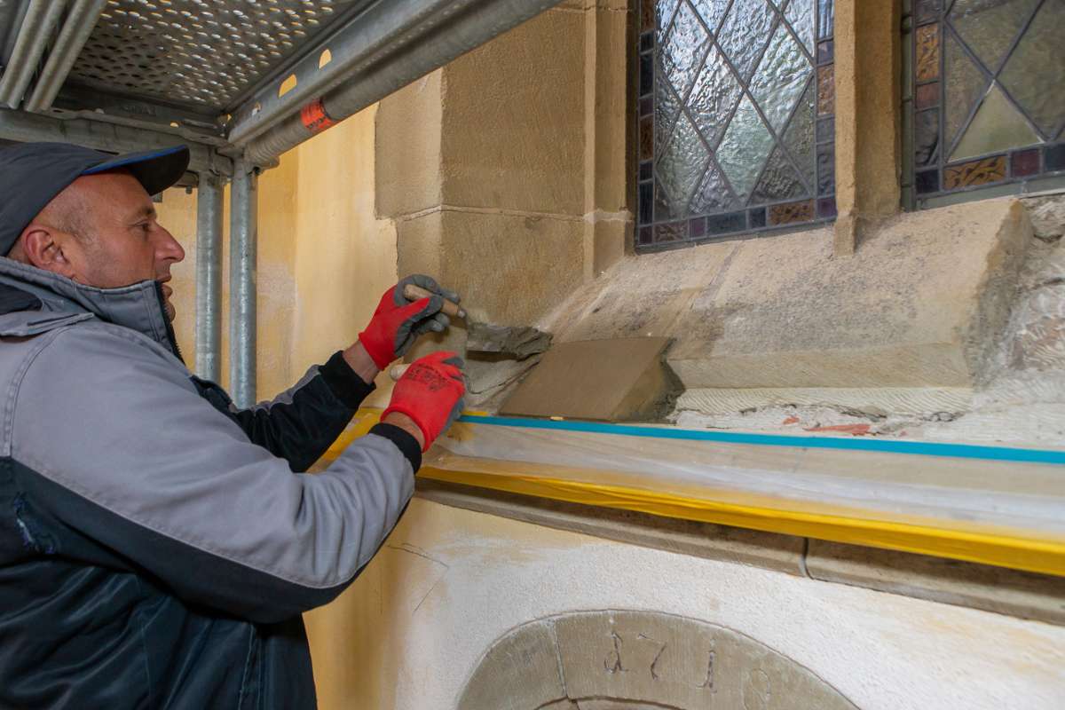 Sanierungsarbeiten in Sachsenheim: Stadtkirche: Sanierung dauert länger