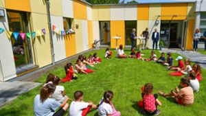 Erst im Juli wurde die Erweiterung des Kindergartens im Fliederweg in Bietigheim-Bissingen eröffnet. Doch auch in diesem Jahr fehlen wieder viele Betreuungsplätze, auch für Kinder über drei Jahren. Foto: /Martin Kalb