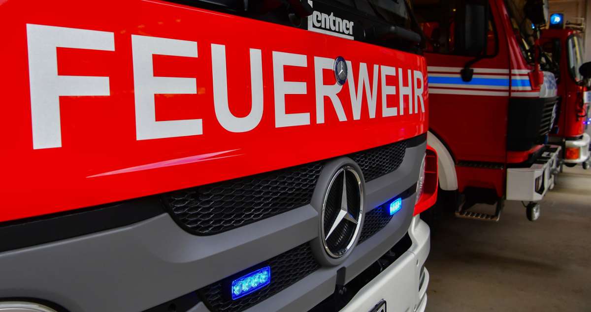 Zwei Ludwigsburger wurden mit Verdacht auf Rauchvergiftung eingeliefert: Brand in Wohnhaus