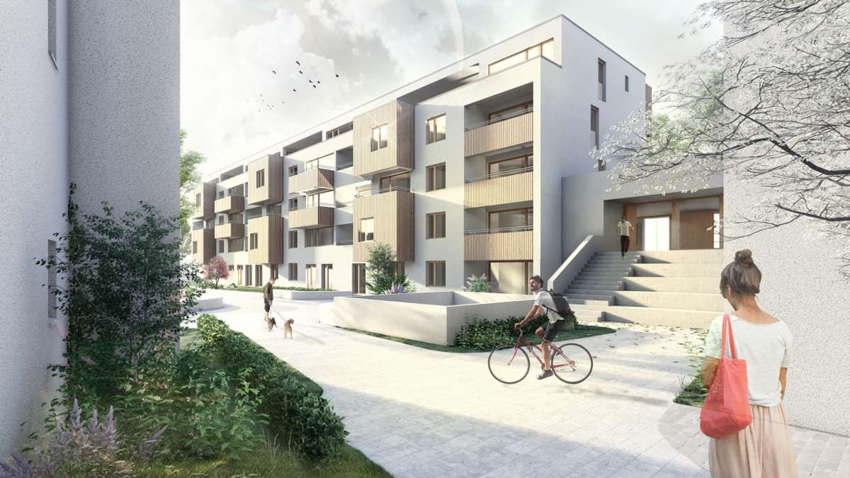 Die Wohnbau Ludwigsburg gestaltet in Grünbühl ein neues Wohnviertel: Ein Quartier wird zum Modellprojekt