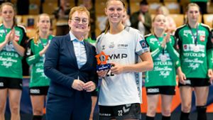Die Bietigheimerin Xenia Smits wurde als wertvollste Spielerin des Finalturniers in Viborg ausgezeichnet.⇥ Foto: Marco Wolf