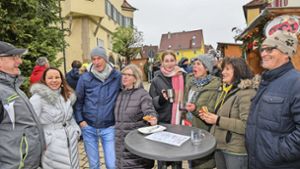 Advent in Ingersheim: Budenzauber rund ums Rathaus