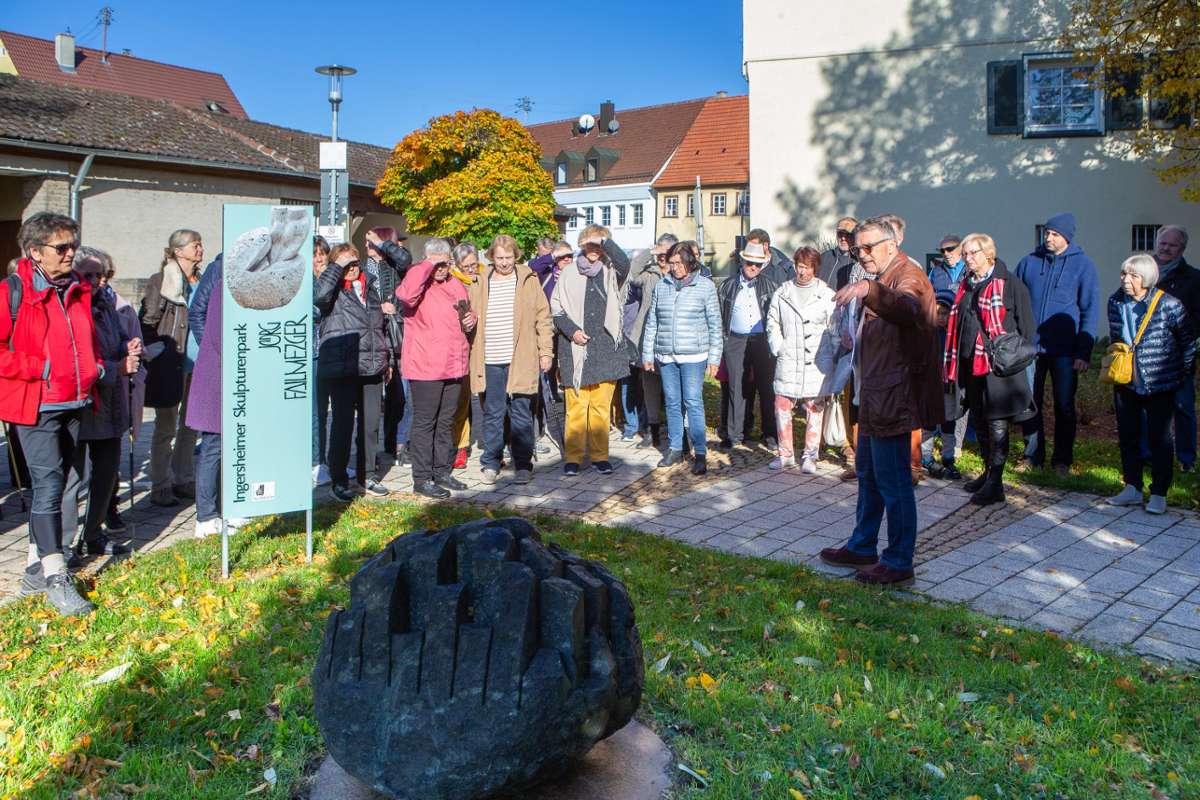 Rundgang in Ingersheim: Skulpturenpark mit Botschaften