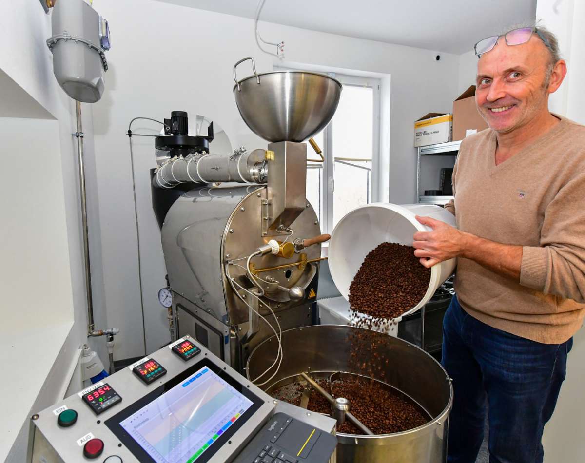 Bean Market eröffnet in Löchgau: Vom Kaffeeverweigerer zum Kaffeeröster