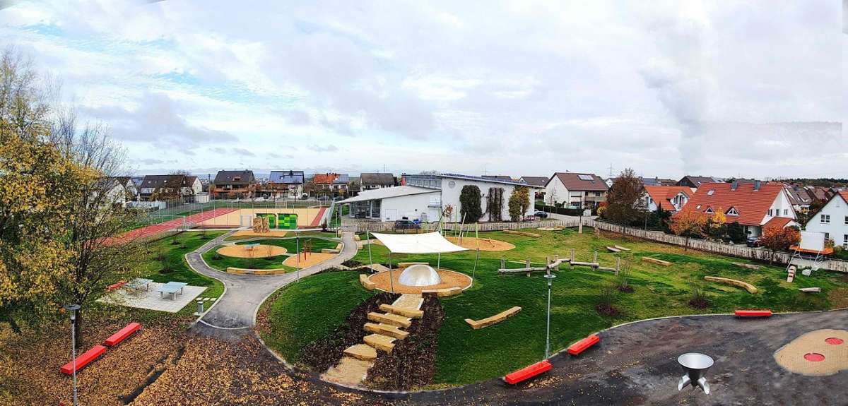 Schulhof in Löchgau wird zum Kita-Paradies: Spielparadies auf 4300 Quadratmetern