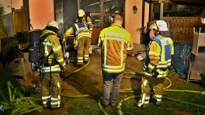 Die Feuerwehr konnte den Wohnzimmerbrand löschen. Foto: KS-Images.de / Karsten Schmalz/Karsten Schmalz