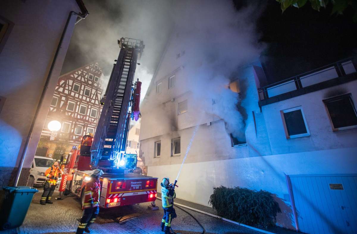 Urteil nach Brandanschlägen in Marbach: Fast zehn Jahre Haft wegen Brandstiftung