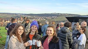 Treffpunkt in Besigheim: Glühweinausschank am Niedernberg ist sehr beliebt