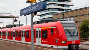 Ab wann kann die S-Bahn weiter fahren als bis Bietigheim-Bissingen?.⇥ Foto: Helmut Pangerl