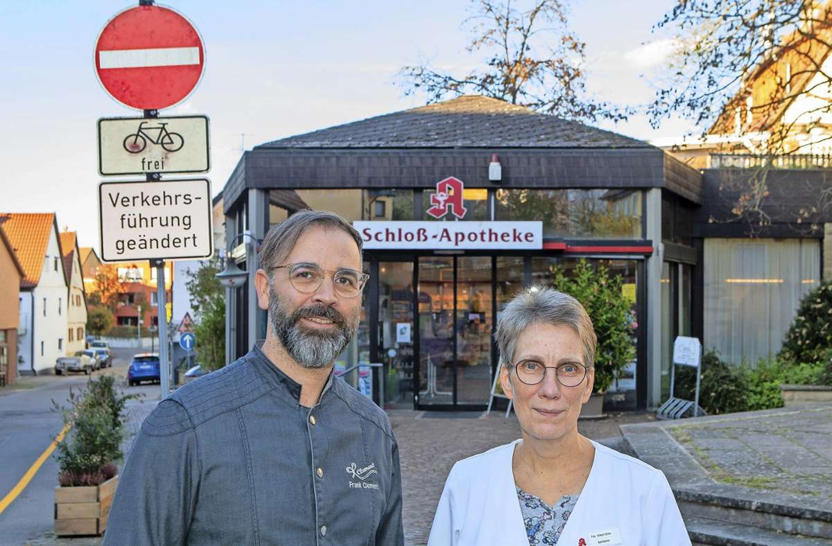 Pop-Up-Maßnahme: Einbahnstraße hält in Großsachsenheim Kunden ab