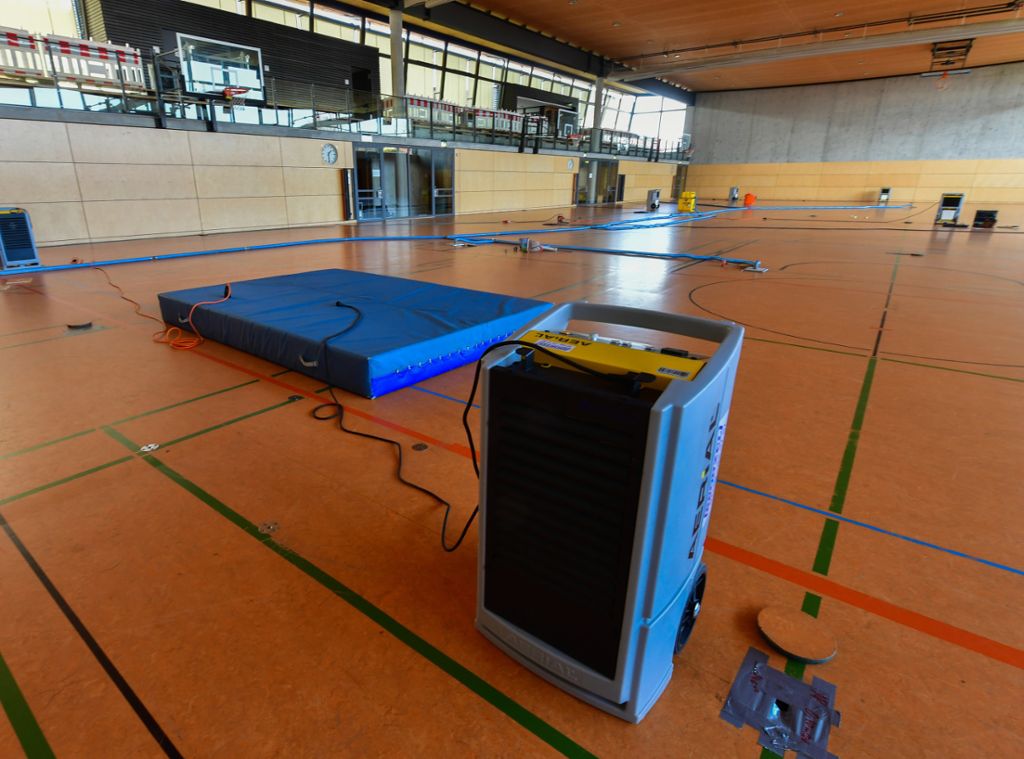 Sachsenheim: Sporthalle wegen Wasserschaden geschlossen