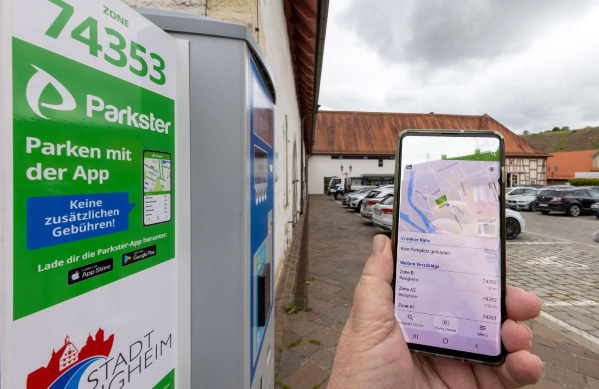 Parkgebühren per Smartphone-App in Besigheim: Parkschein gibt es künftig digital