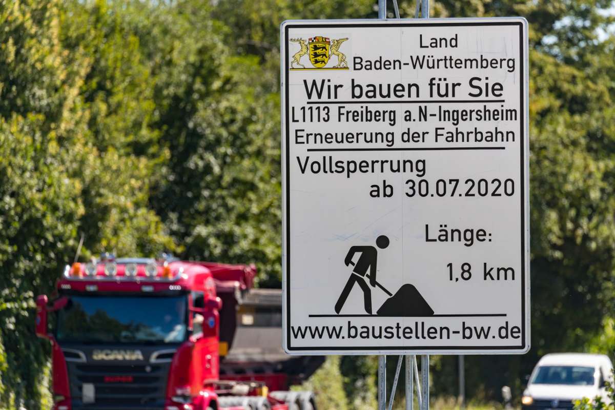 Kreis Ludwigsburg: Im Straßenbau läuft alles wie geplant