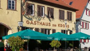 Die Krone in Ingersheim schließt. Wie es mit dem traditionellen Gasthaus weitergehen wird, ist noch ungeklärt. ⇥ Foto: Oliver Bürkle