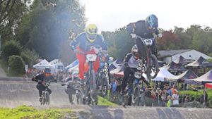 Spektakel beim MSC Ingersheim: BMX-Stars  flitzen auf der Hausstrecke  um die Wette