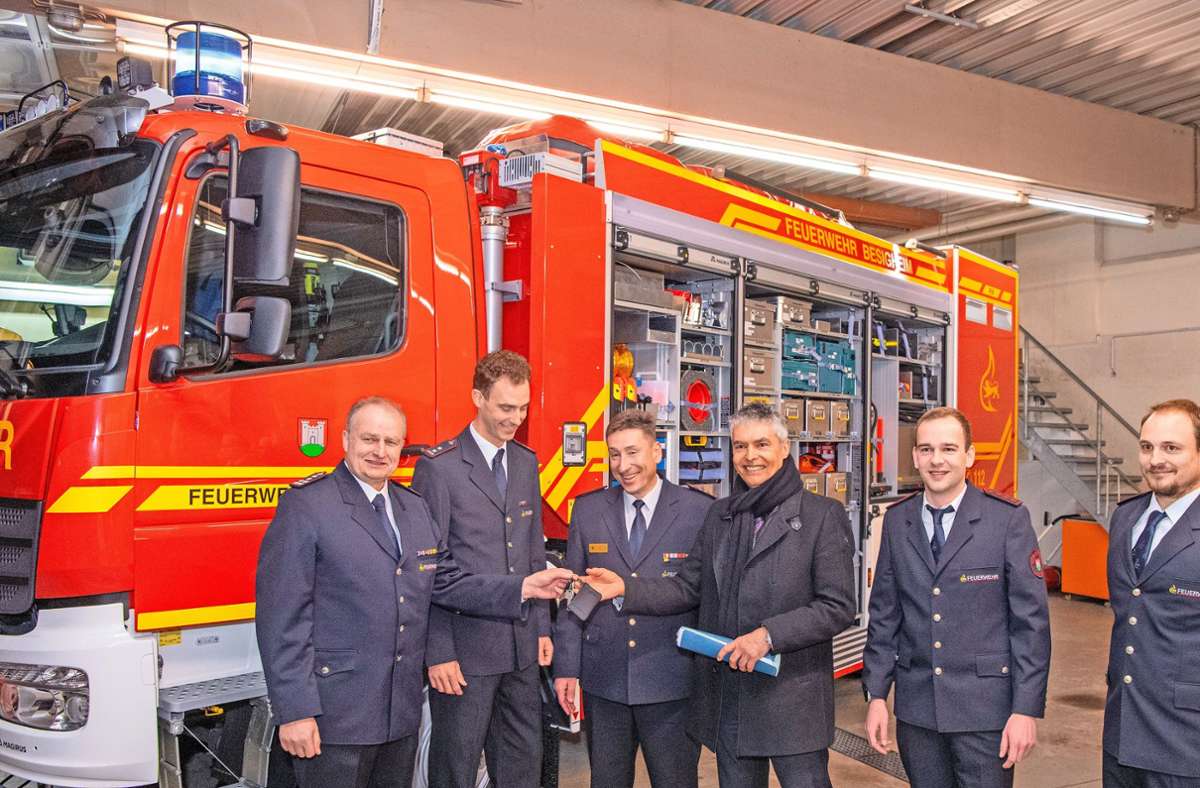 Feuerwehr Besigheim: 600 000 Euro kostet der neue Magirus