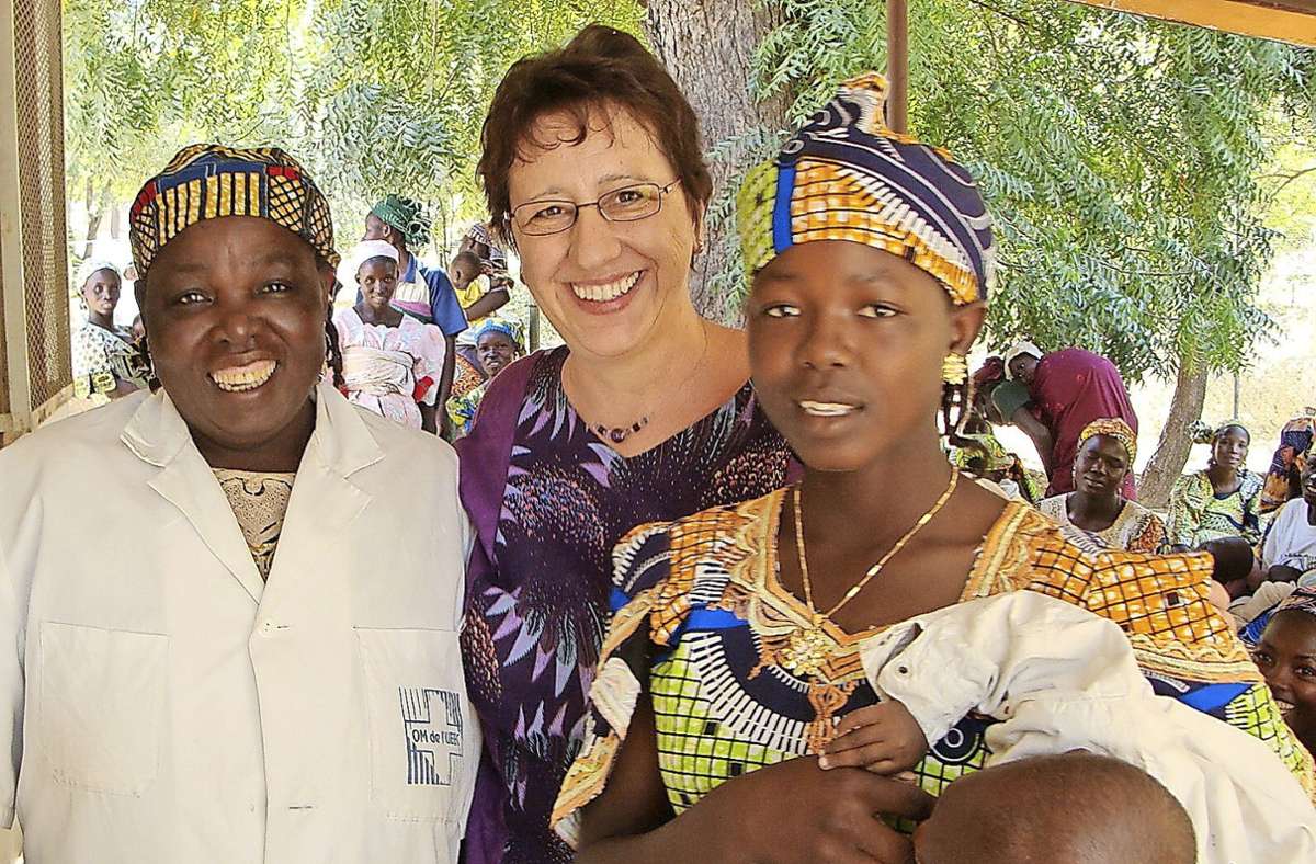 Hohenhaslacherin war als Krankenschwester in Afrika: Hanna Weiberle arbeitete   in einem Gesundheitszentrum