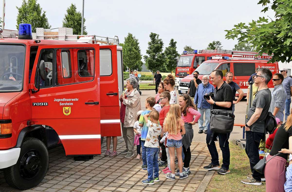 Sersheim: Spannender Blick hinter die Kulissen bei der Feuerwehr