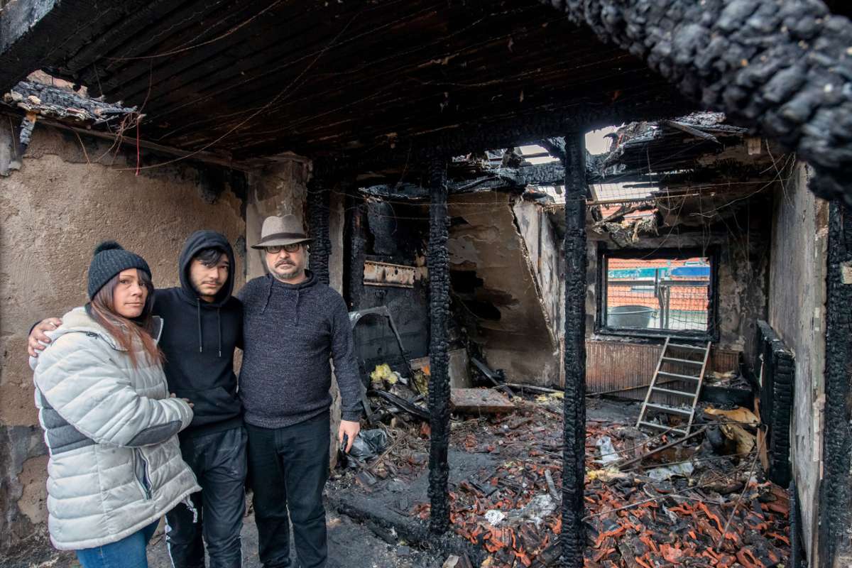Hausbrand in Großsachsenheim: Familie Manzi hat alles verloren