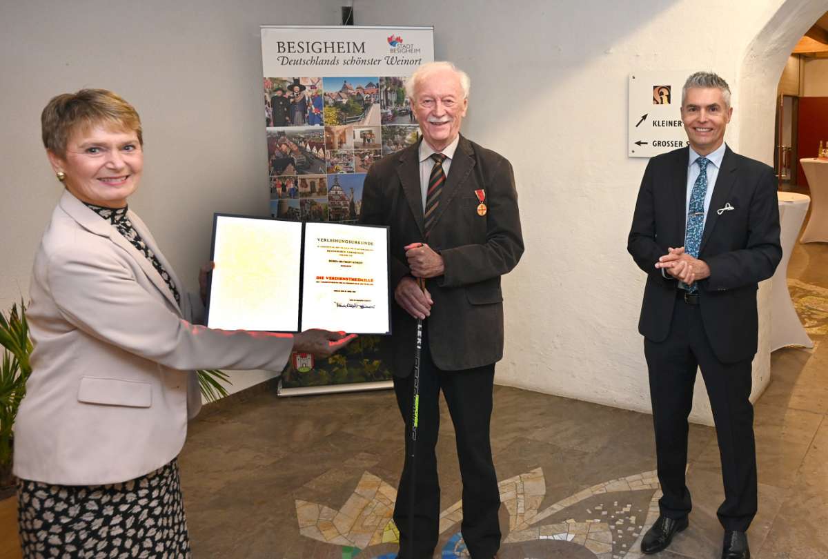 Bundesverdienstkreuz: Besigheim hat es Dieter Schedy angetan