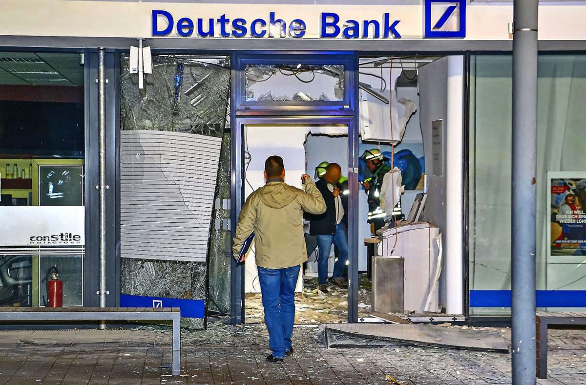 Erneuter Fall in der Region: Geldautomat in Gerlingen gesprengt