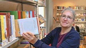 Die Leiterin der Bücherei Storchenkelter, Angelika Hörer-Müller, gab dem Kirchheimer Gemeinderat eine Bilanz der Gemeindeeinrichtung, die es im 17. Jahr gibt. Foto: /Martin Kalb