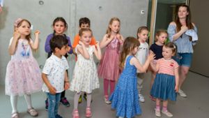Kindergarten Klopferle in Sachsenheim: Zur Eröffnung trommeln alle mit