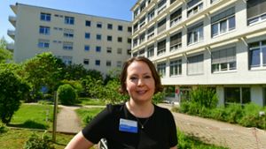 Janina Oehrle ist die neue Leiterin des Krankenhauses in Bietigheim-Bissingen. Die 36-Jährige kommt aus Asperg und hat schon bei den RKH Kliniken angefangen.⇥ Foto: Martin Kalb