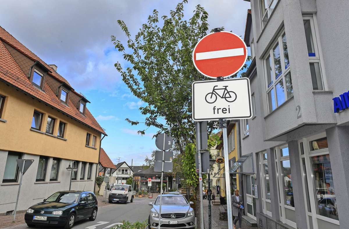 Sachsenheim: Kritik an neuer Verkehrsführung