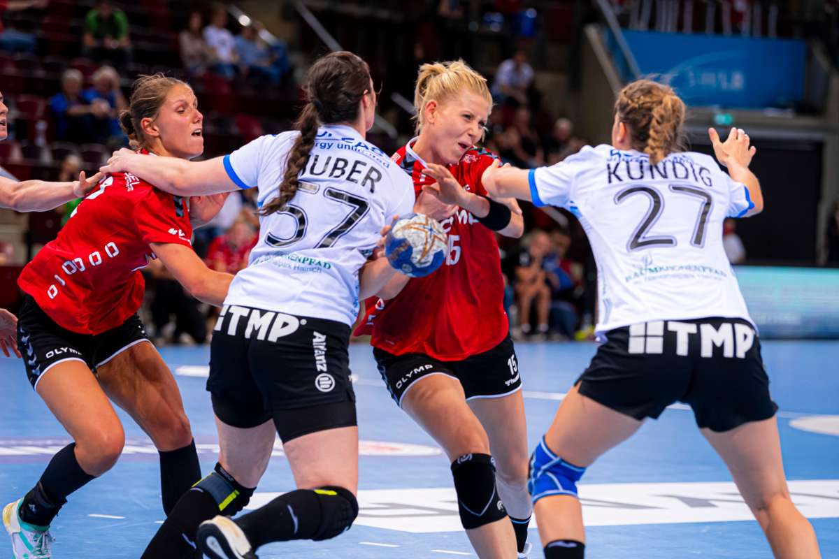 SG BBM und Thüringer HC trennen sich 29:29: Nur ein Punkt nach packendem Handball-Krimi