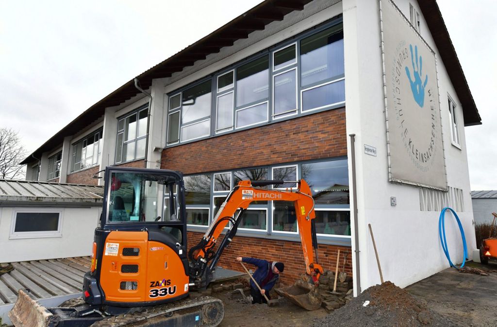 Gebäude evakuiert: Gasleck an Kleinsachsenheimer Grundschule