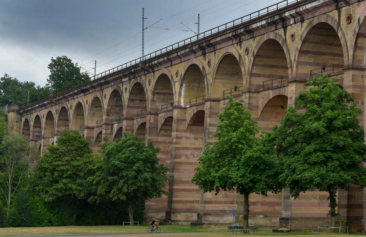 Der Bietigheimer Viadukt ist Wahrzeichen und Denkmal zugleich: Schön, kühn und solide