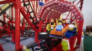 Volle Fahrt voraus: Bei der Lego-Ausstellung geht es um Industrie, Verkehr, Energie und Umwelt – unter anderem.