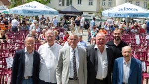 Jubiläumsfeier in Sachsenheim: Trotz Wolken herrscht Feierstimmung