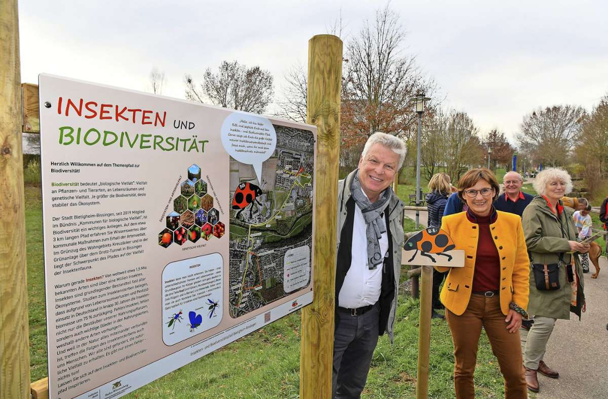 Neuer Lehrpfad in Bietigheim-Bissingen: Wer kennt die Kamelhalsfliege?