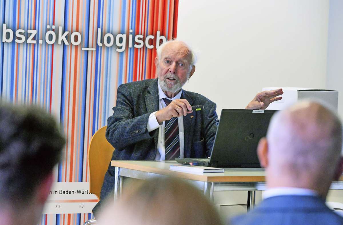 Ernst Ulrich von Weizsäcker in Bietigheim-Bissingen: „Wir leben in einer Jetzt-Besoffenheit“