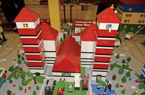 Junge Baumeister in Ingersheim: Lego-Stadt in der SKV-Halle