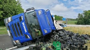 In der Autobahnausfahrt Zuffenhausen hat sich am Dienstag ein Unfall ereignet.