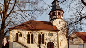 Die evangelische Pfarrkirche in Freudental. Der älteste Teil ist der Chor aus dem 13. Jahrhundert. Er war der Kern einer Marienkapelle. ⇥