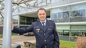 Thomas Wild ist der neue Polizeipräsident in Ludwigsburg. Er folgte auf Burkhard Metzger. Foto: /Martin Kalb