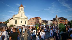 Feste in Ludwigsburg: Das Marktplatzfest zieht viele Menschen an