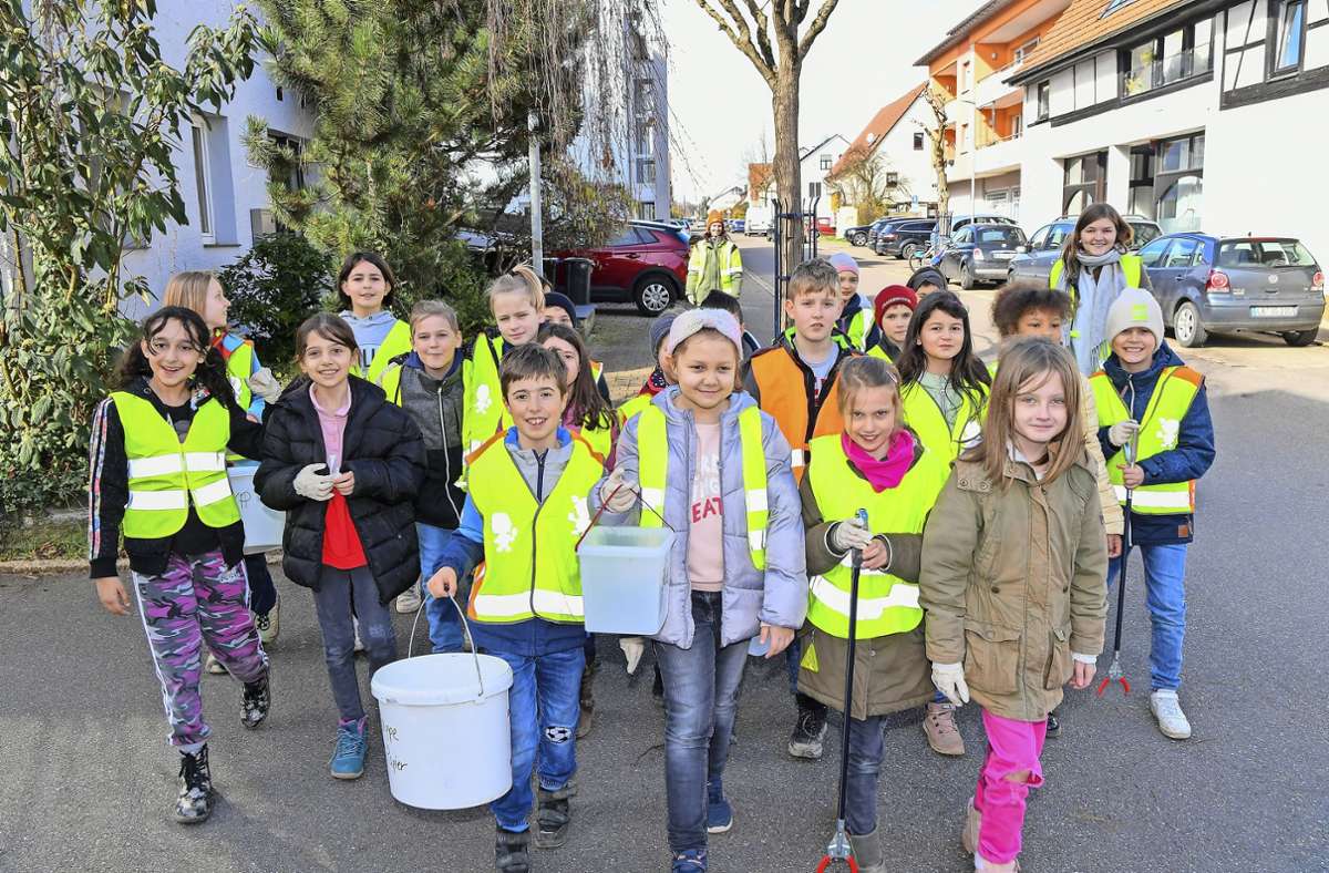 Ingersheim: Schillerschule sammelt Müll