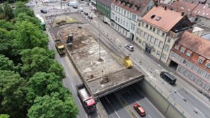 Sternkreuzung Ludwigsburg: Arbeiten gehen weiter